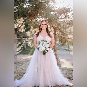 Galina Signature SWG862 Wedding Dress from David’s Bridal. New with tags.